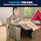 Flash Furniture Kids Recliner, 26" to 39" x 28", Upholstery Color: Beige BT-7985-KID-BGE-GG - alternate 3